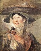 HOGARTH, William The Shrimp Girl sf oil painting artist